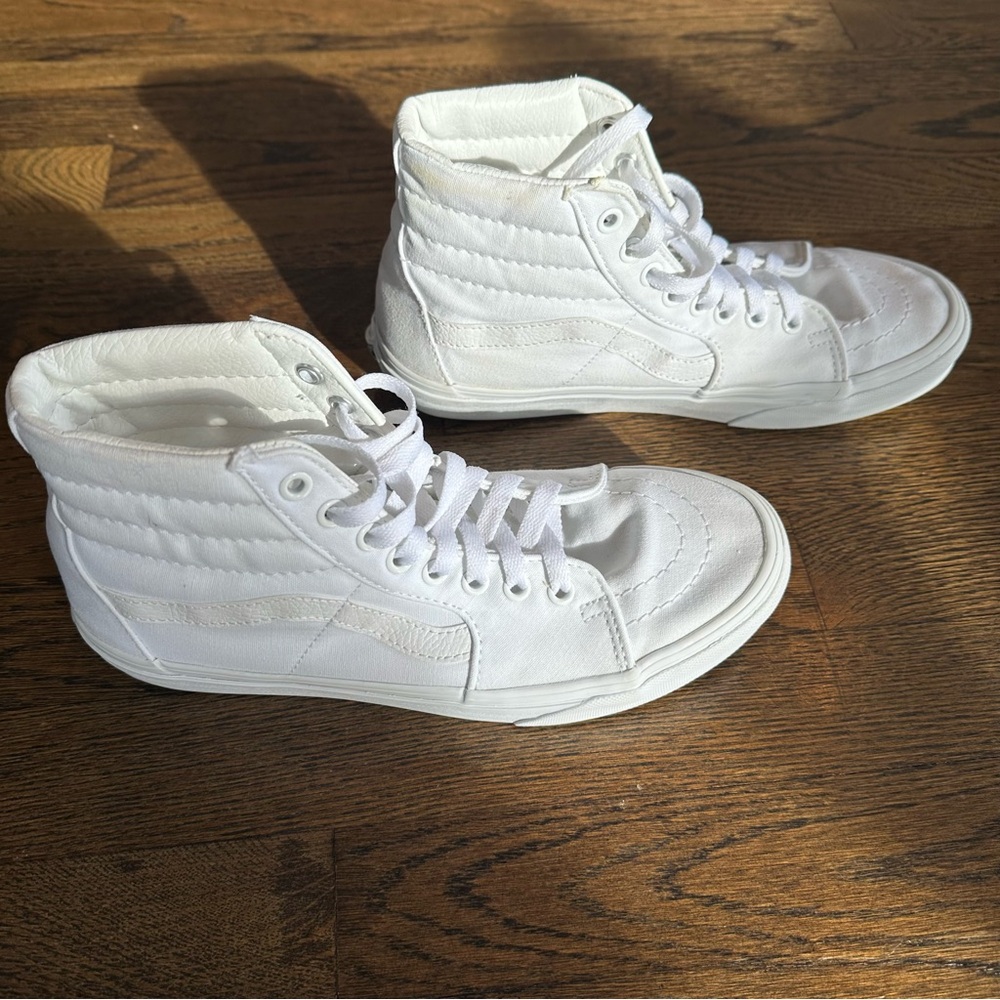 Vans White High-Top Sneakers